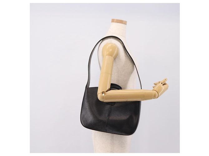 LOUIS VUITTON Borsa a tracolla Epi Revli Black M52162 LV Auth bs36414 Nero - vista 20