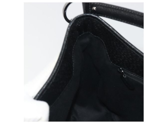 Borsa a tracolla GUCCI GG Canvas Nero Argento 113012 Auth 195436V - vista 19