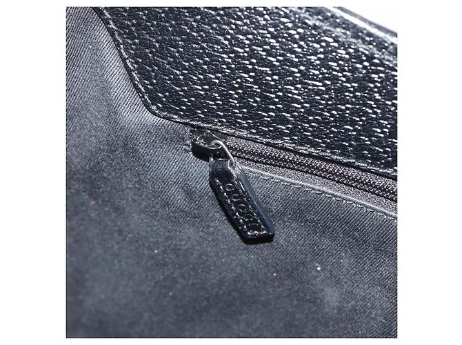 Borsa a tracolla GUCCI GG Canvas Nero Argento 113012 Auth 195436V - vista 20