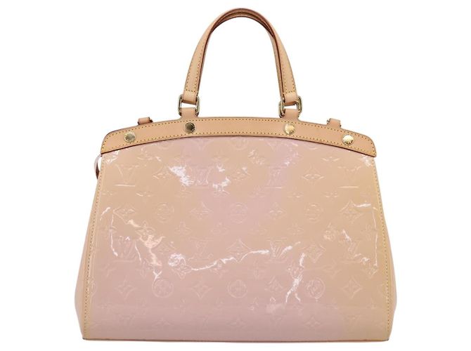 Borsa LOUIS VUITTON Monogram Vernis Blair MM Rose Velur M91588 LV Auth 196811V - vista 2