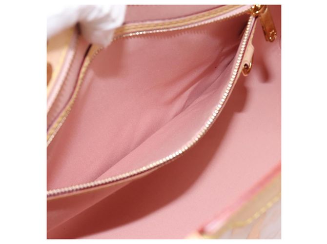 Borsa LOUIS VUITTON Monogram Vernis Blair MM Rose Velur M91588 LV Auth 196811V - vista 25