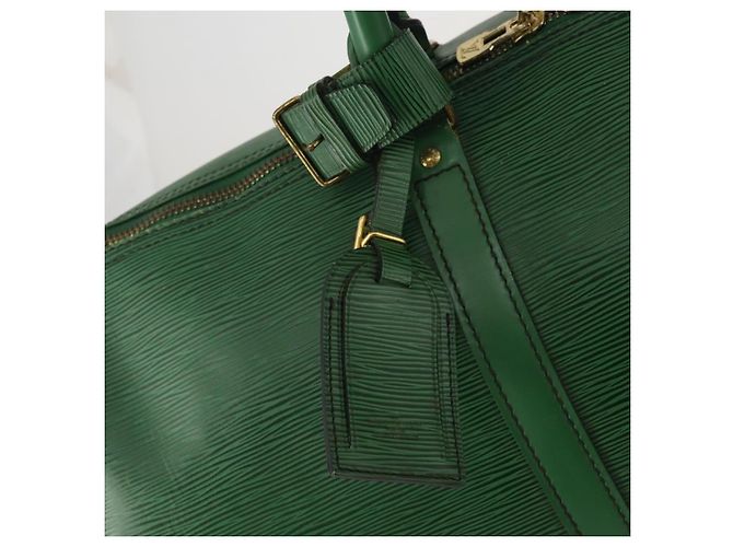 LOUIS VUITTON Epi Keepall 50 Boston Bag Green M42964 LV Auth ar14144 Verde - vista 20