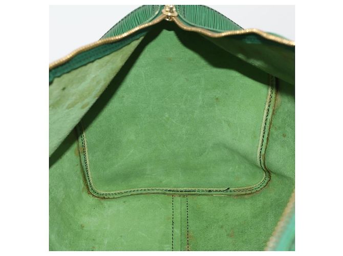 LOUIS VUITTON Epi Keepall 50 Boston Bag Green M42964 LV Auth ar14144 Verde - vista 22