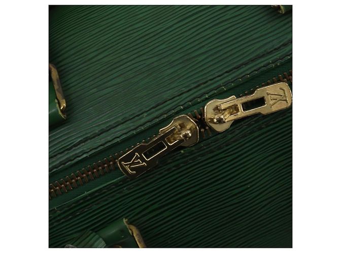 LOUIS VUITTON Epi Keepall 50 Boston Bag Green M42964 LV Auth ar14144 Verde - vista 9