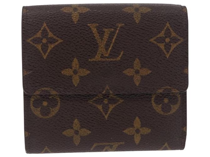 LOUIS VUITTON Monogram Porte Monnaie Billet Cartes Crédit M61652 Auth 194470A Monogramma - vista 2