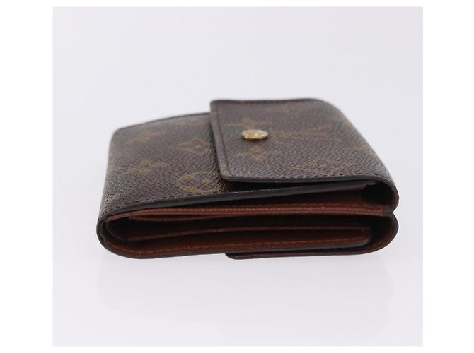 LOUIS VUITTON Monogram Porte Monnaie Billet Cartes Crédit M61652 Auth 194470A Monogramma - vista 3