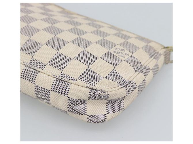 LOUIS VUITTON Damier Azur Pochette Accessoires Pouch N51986 LV Auth 196222 - vista 15