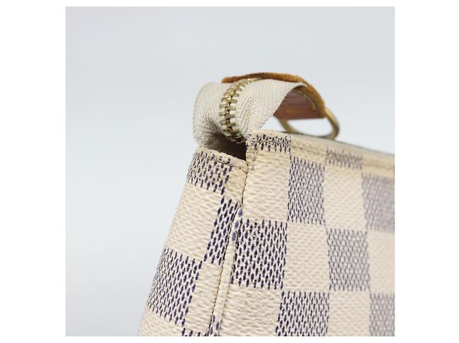 LOUIS VUITTON Damier Azur Pochette Accessoires Pouch N51986 LV Auth 196222 - vista 8
