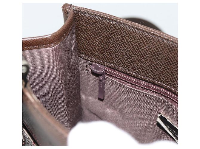 Borsa a tracolla BURBERRY Nova Check Canvas Beige Silver Auth 196121 Argento - vista 21