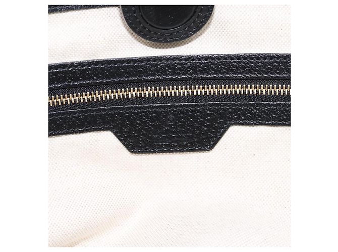 Borsa Tote GUCCI GG Supreme Nero Oro 631685 Auth ka5593M D'oro - vista 18
