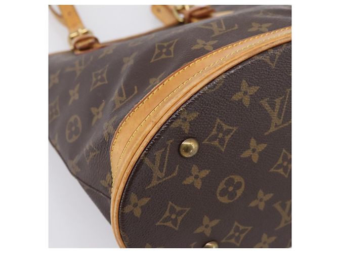 LOUIS VUITTON Monogram Bucket PM Shoulder Bag M42238 LV Auth ka5644 Monogramma - vista 14