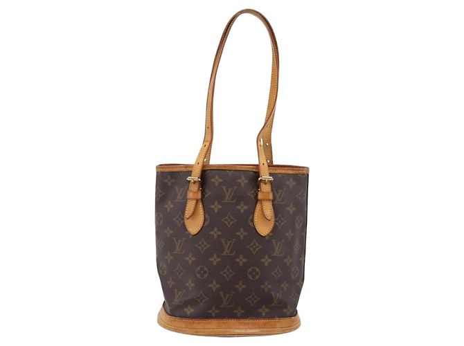 LOUIS VUITTON Monogram Bucket PM Shoulder Bag M42238 LV Auth ka5644 Monogramma - vista 2