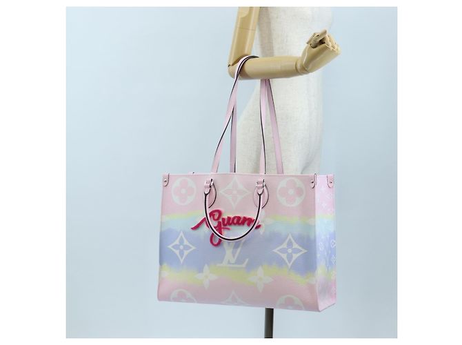 LOUIS VUITTON LV Escal Monogram On The Go Hawaii Limited M45119 Auth 192477SAM Rosa - vista 23