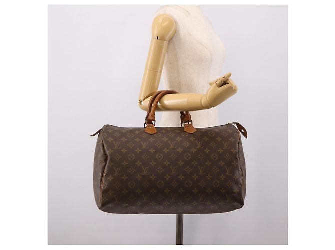 LOUIS VUITTON Monogram Speedy 40 Hand Bag M41522 LV Auth BA14471 Monogramma - vista 19