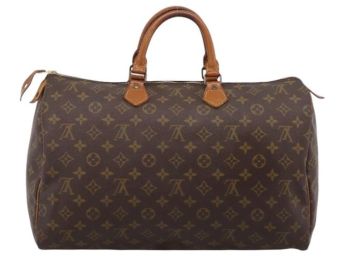 LOUIS VUITTON Monogram Speedy 40 Hand Bag M41522 LV Auth BA14471 Monogramma - vista 2
