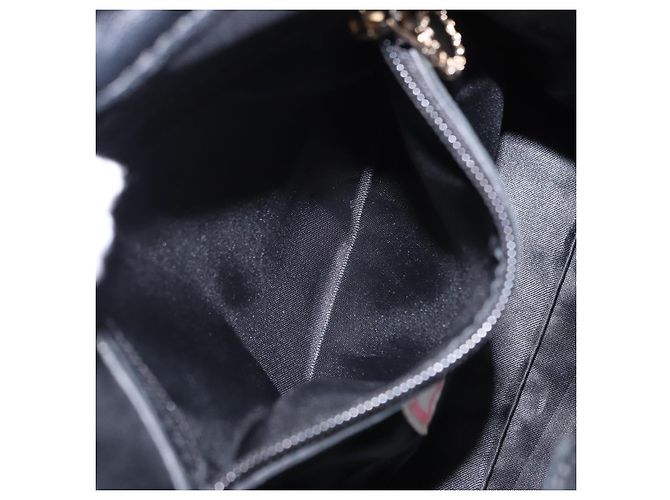 Borsa a tracolla con catena VERSACE in pelle Collaborazione H&M Nero Oro Auth 194660A D'oro - vista 12