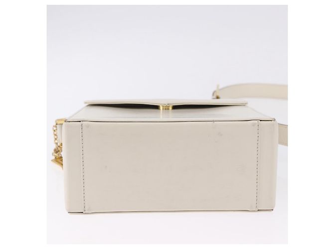 Borsa a tracolla SAINT LAURENT in pelle Ivory Gold Auth ka5691A D'oro Crudo - vista 6