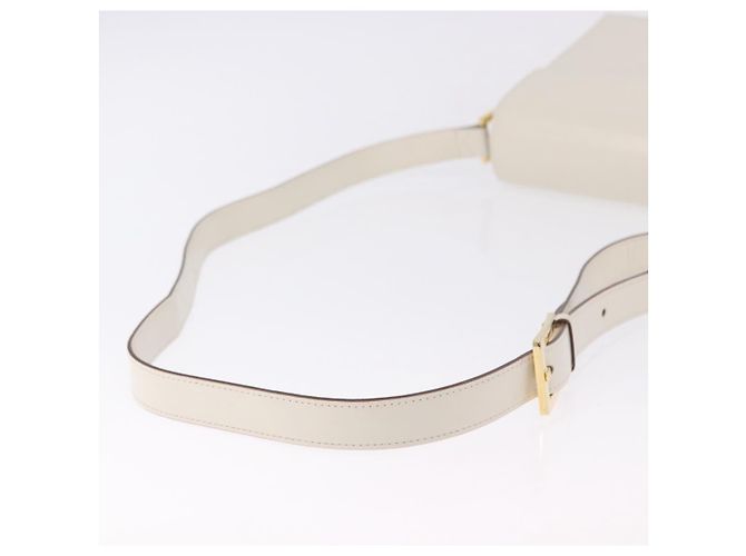Borsa a tracolla SAINT LAURENT in pelle Ivory Gold Auth ka5691A D'oro Crudo - vista 8