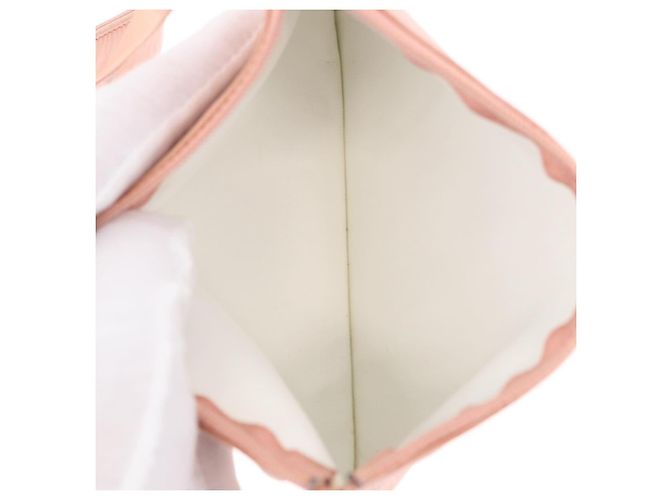 Zaino CHANEL Lamb Skin Pink Gold CC Auth 195704A Rosa D'oro - vista 27