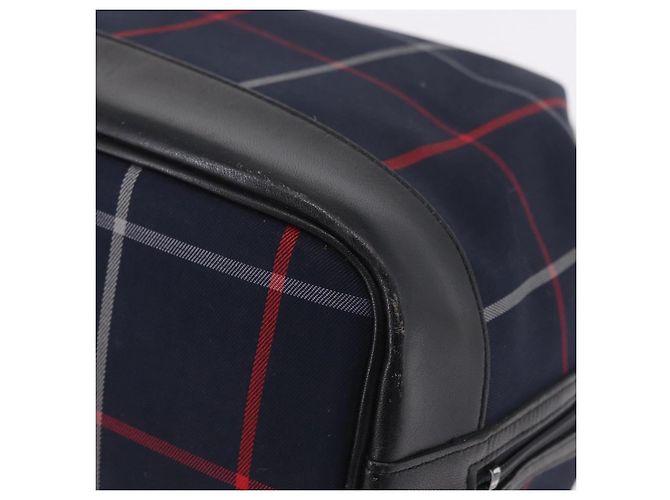 Borsa a Tracolla Burberrys Nova Check Canvas Navy Tono Oro Auth 195352 Blu navy - vista 16