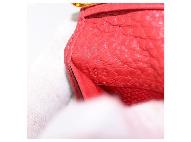 Portallaves PRADA de piel Vittero Dino Rojo Auth 195914A Roja - vista 11