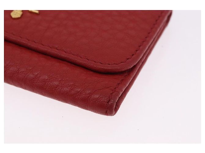 Portallaves PRADA de piel Vittero Dino Rojo Auth 195914A Roja - vista 14
