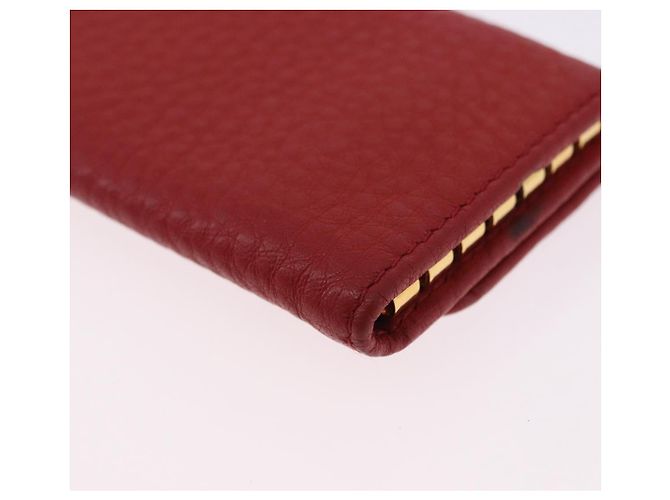 Portallaves PRADA de piel Vittero Dino Rojo Auth 195914A Roja - vista 16