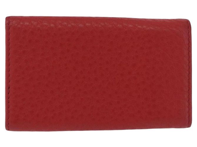 Portallaves PRADA de piel Vittero Dino Rojo Auth 195914A Roja - vista 2