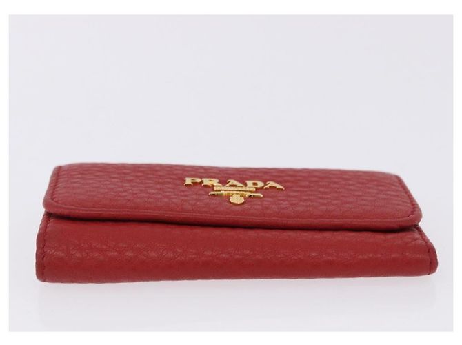 Portallaves PRADA de piel Vittero Dino Rojo Auth 195914A Roja - vista 6