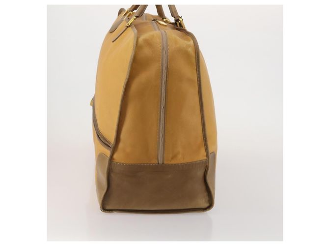 Borsa Boston LOEWE in pelle beige oro autentica bs36360 D'oro - vista 4