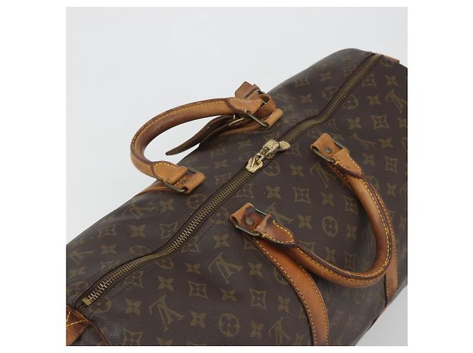 LOUIS VUITTON Monogram Keepall 50 Boston Bag M41426 LV Auth 192004 Monogramma - vista 6