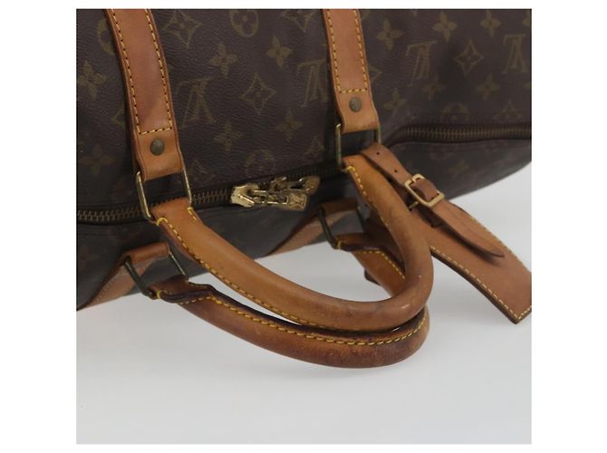 LOUIS VUITTON Monogram Keepall 50 Boston Bag M41426 LV Auth 192004 Monogramma - vista 7
