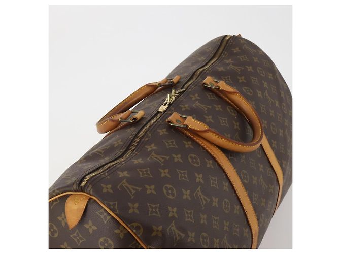 LOUIS VUITTON Monogram Keepall 55 Boston Bag M41424 LV Auth ep15473 Monogramma - vista 6