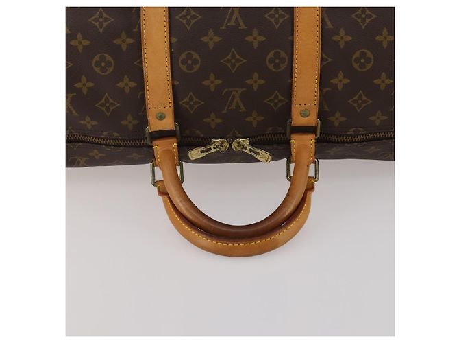 LOUIS VUITTON Monogram Keepall 55 Boston Bag M41424 LV Auth ep15473 Monogramma - vista 7