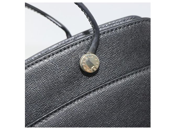 Borsa a mano FURLA in pelle 2way Nero Tono Oro Auth 196110A - vista 10