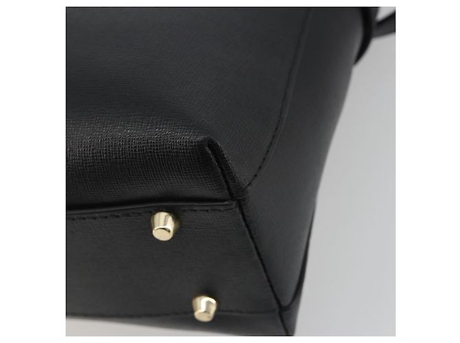 Borsa a mano FURLA in pelle 2way Nero Tono Oro Auth 196110A - vista 18