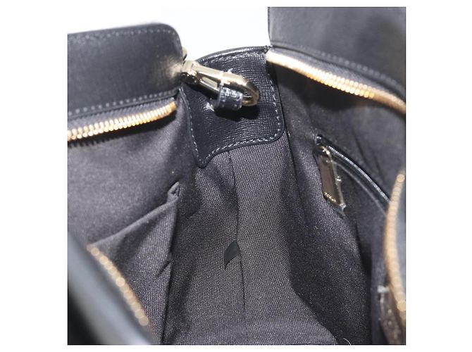 Borsa a mano FURLA in pelle 2way Nero Tono Oro Auth 196110A - vista 22