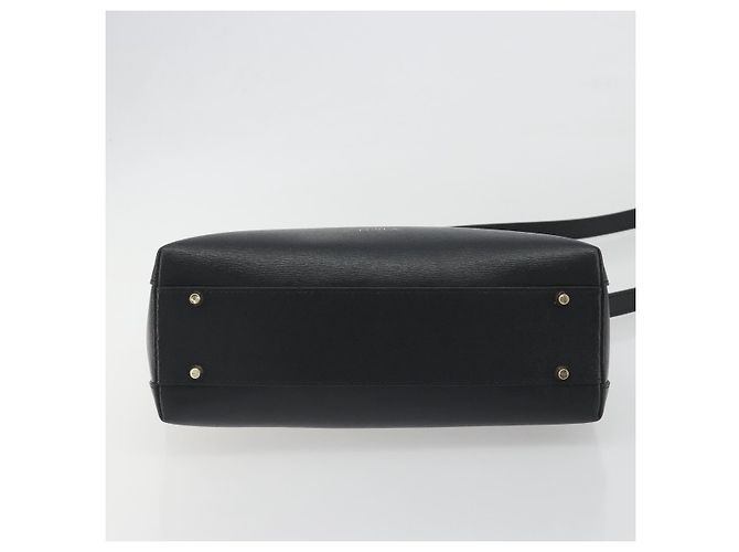 Borsa a mano FURLA in pelle 2way Nero Tono Oro Auth 196110A - vista 5