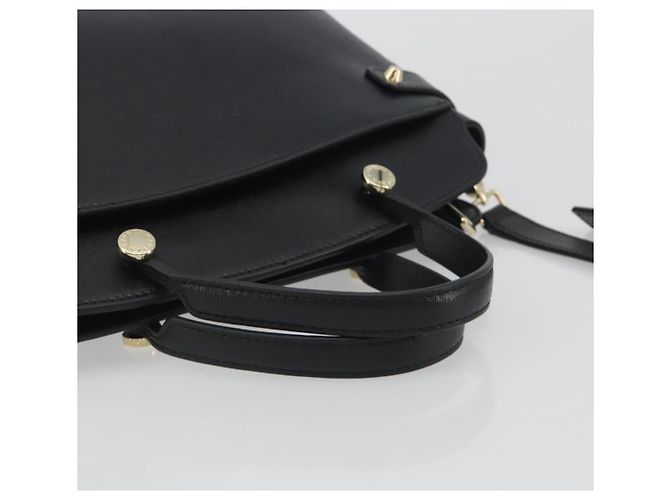 Borsa a mano FURLA in pelle 2way Nero Tono Oro Auth 196110A - vista 7