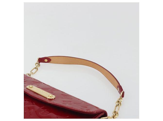 LOUIS VUITTON Monogram Vernis Sunset Bluebird Pomme D'amour M93543 Auth 195089 Rosso - vista 14
