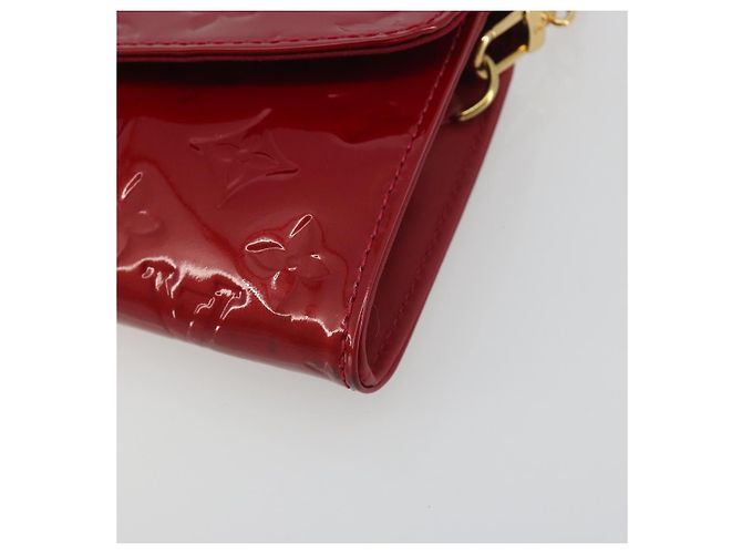 LOUIS VUITTON Monogram Vernis Sunset Bluebird Pomme D'amour M93543 Auth 195089 Rosso - vista 15