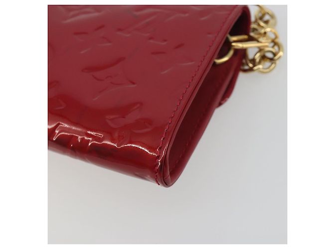 LOUIS VUITTON Monogram Vernis Sunset Bluebird Pomme D'amour M93543 Auth 195089 Rosso - vista 17