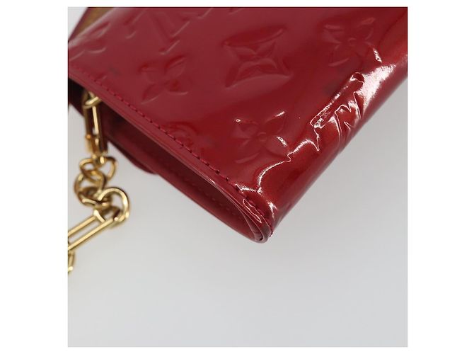 LOUIS VUITTON Monogram Vernis Sunset Bluebird Pomme D'amour M93543 Auth 195089 Rosso - vista 18