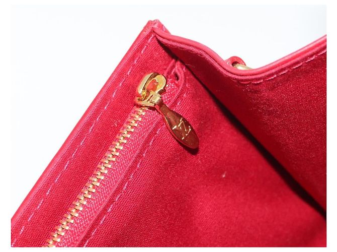 LOUIS VUITTON Monogram Vernis Sunset Bluebird Pomme D'amour M93543 Auth 195089 Rosso - vista 24