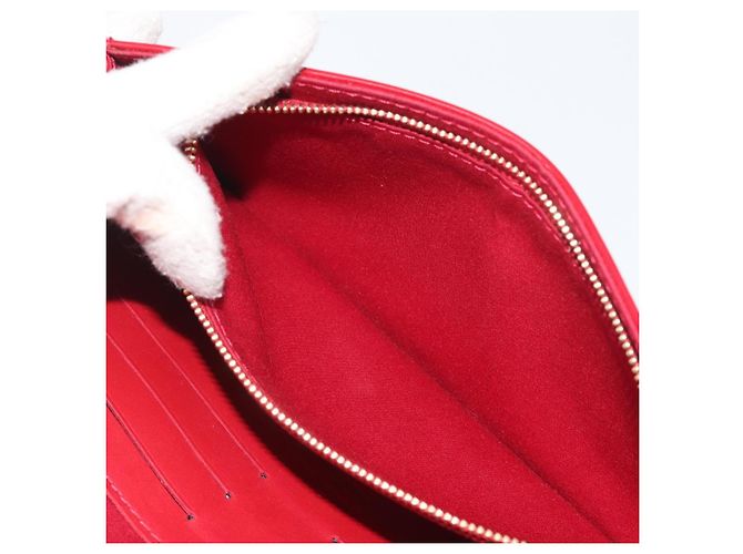LOUIS VUITTON Monogram Vernis Sunset Bluebird Pomme D'amour M93543 Auth 195089 Rosso - vista 25