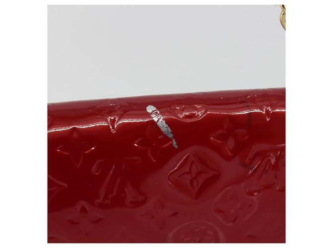 LOUIS VUITTON Monogram Vernis Sunset Bluebird Pomme D'amour M93543 Auth 195089 Rosso - vista 3