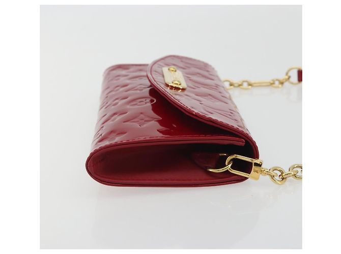LOUIS VUITTON Monogram Vernis Sunset Bluebird Pomme D'amour M93543 Auth 195089 Rosso - vista 4