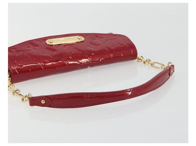 LOUIS VUITTON Monogram Vernis Sunset Bluebird Pomme D'amour M93543 Auth 195089 Rosso - vista 8