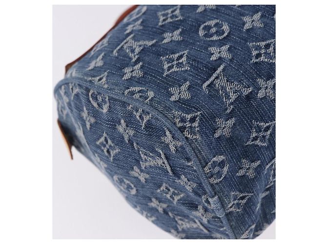 LOUIS VUITTON Monogram Denim Neo Speedy Hand Bag Blue M95019 LV Auth 195233SAV - vista 15