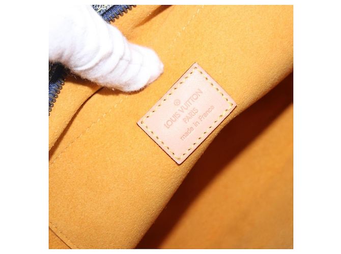 LOUIS VUITTON Monogram Denim Neo Speedy Hand Bag Blue M95019 LV Auth 195233SAV - vista 20